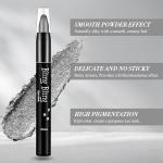 Wimony Black Glitter Eyeshadow Stick for Smoky Looks