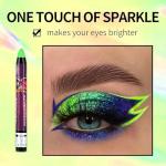 Bright Green Shimmer Eyeshadow Stick for Makeup