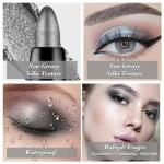 Wimony Black Glitter Eyeshadow Stick for Smoky Looks