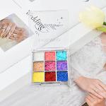 Tolenre 9-Color Neon Eye Shadow Palette