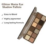 12-Color Eyeshadow Palette for Bold Nude Looks