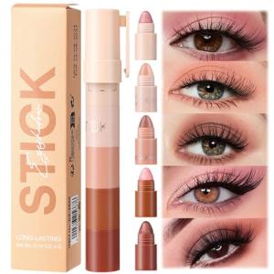 5-Color Velvet Matte Eyeshadow Stick Set