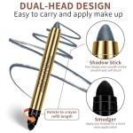Dual-Ended Waterproof Cream Shimmer Eye Shadow Stick