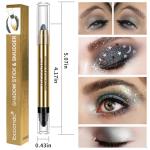 Dual-Ended Waterproof Cream Shimmer Eye Shadow Stick