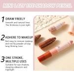 5-Color Velvet Matte Eyeshadow Stick Set