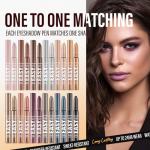 Waterproof Eyeshadow Stick Set - Matte & Shimmer