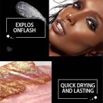 Metallic Silver Gold Shimmer Eyeshadow Liquid