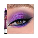 Bright Purple Shimmer Eyeshadow and Eye Color Crayon