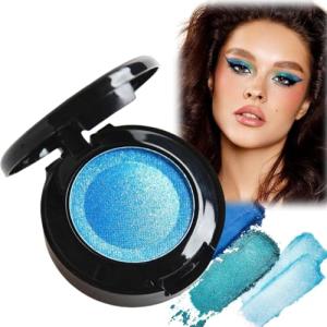 Blue Shimmer Pressed Powder Eyeshadow - Highly Pigmented