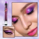 Bright Purple Shimmer Eyeshadow and Eye Color Crayon