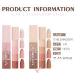 Metallic Shimmer Eyeshadow Stick - 4 Shades