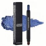 Blue Waterproof Eyeshadow Stick with Blending Brush