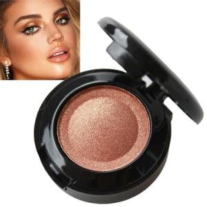 Golden Brown Waterproof Eyeshadow with Mirror & Brush