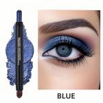 Blue Waterproof Eyeshadow Stick with Blending Brush