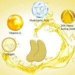 24K Gold Under Eye Masks - 16 Pairs