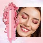 Pink Pearl Shimmer Eyeshadow Stick with Gold Glitter