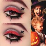 Bright Red Shimmer Eyeshadow Palette for Bold Looks