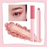 Pink Pearl Shimmer Eyeshadow Stick with Gold Glitter