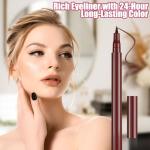 Aomig Waterproof Felt Tip Eyeliner Pen - Brown