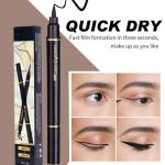 Winged Eyeliner Stamp Pen - Waterproof Black