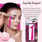 Reusable Eyeliner Stencils for Perfect Wings
