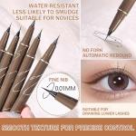 Brown Liquid Eyeliner Pen - Long Lasting & Waterproof
