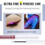Purple Metallic Liquid Eyeliner - Waterproof & Long-Lasting