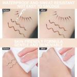 Brown Liquid Eyeliner Pen - Long Lasting & Waterproof