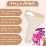 Stainless Steel Eyeliner Stencils with Leather Case