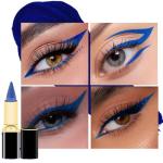 Waterproof Blue Eyeliner Pencil - Long-lasting & Easy to Use