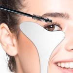 Stainless Steel Eyeliner Stencils with Leather Case