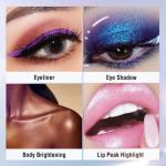 Purple Metallic Liquid Eyeliner - Waterproof & Long-Lasting