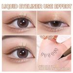 Brown Liquid Eyeliner Pen - Long Lasting & Waterproof
