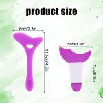 4-Pack Silicone Winged Eyeliner Stencils - Purple