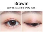 Waterproof Eyeliner Pen - Smooth Brown Lines
