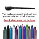 Waterproof Gel Eyeliner Pencil for Colorful Cat Eyes