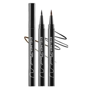 Long-Lasting Waterproof Black Liquid Eyeliner