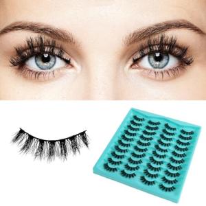 20 Pairs Fluffy Mink Lashes for Natural Glam