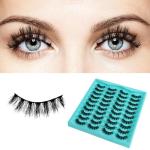 20 Pairs Fluffy Mink Lashes for Natural Glam