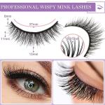 3D Wispy Mink Lashes - 10 Pairs for Gifting