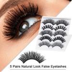 5 Pairs Fluffy 3D Mink False Eyelashes