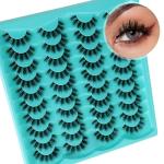 20 Pairs Fluffy Mink Lashes for Natural Glam