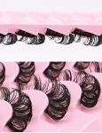 Natural Look Russian Strip False Eyelashes - 10 Pairs