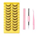 FAIRYGATE Fluffy D Curl Cat Eye False Lashes