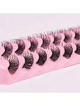 10 Pairs Natural Look Wispy False Lashes
