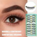 Fluffy Russian False Lashes Set - 10 Pairs