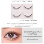 Fairygate Fluffy Cat Eye Faux Mink Lashes Set