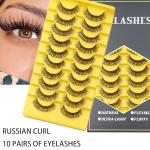 FAIRYGATE Fluffy D Curl Cat Eye False Lashes