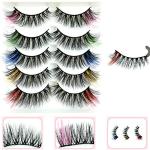 5 Pairs Natural Faux Mink Fluffy Lashes