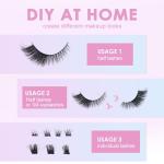 Wispy Cat Eye False Eyelashes - 7 Pairs